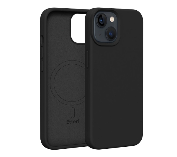 Etteri Silicone Case do iPhone 13 Czarny