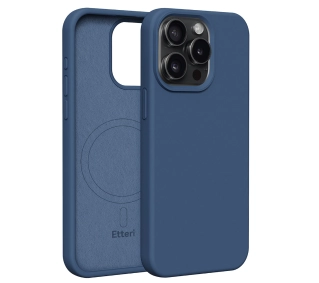 Etteri Silicone Case do iPhone 15 Pro Max Niebieski