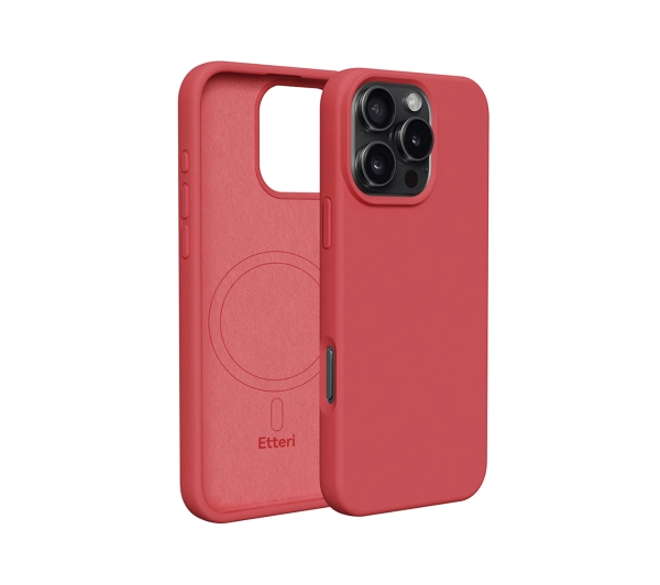 Etteri Silicone Case do iPhone 12 Malinowy