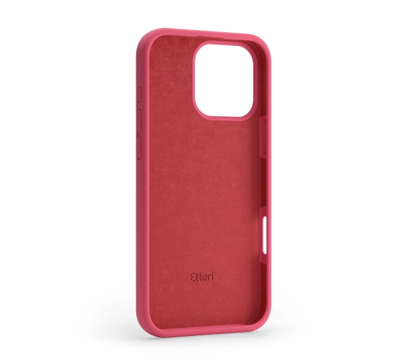 Etteri Silicone Case do iPhone 16 Pro 6,3" Malinowy