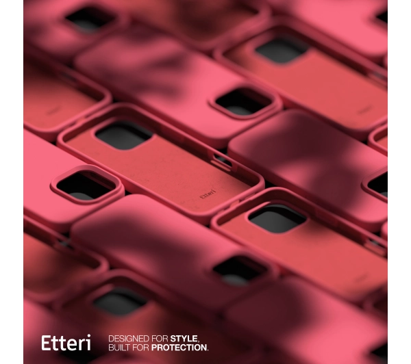 Etteri Silicone Case do iPhone 16 Pro 6,3" Malinowy