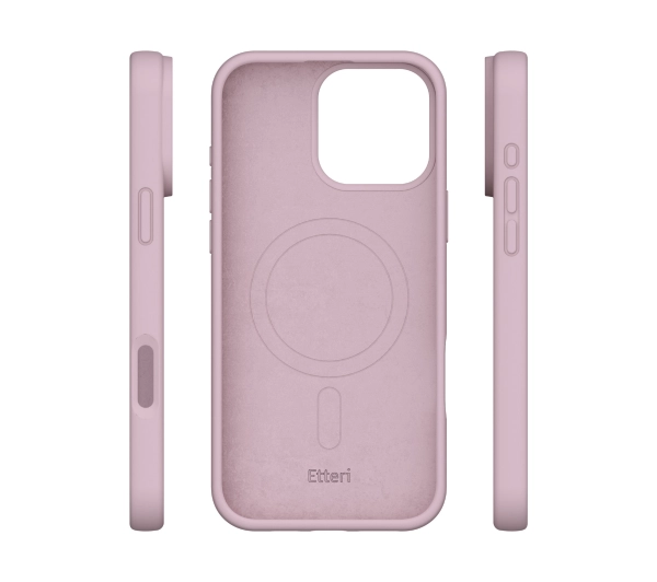 Etteri Silicone Case do iPhone 16 Pro Max Różowy