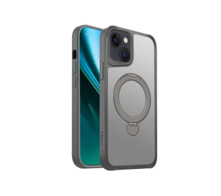 Etteri Matt Mag Ring do iPhone 15 Szary