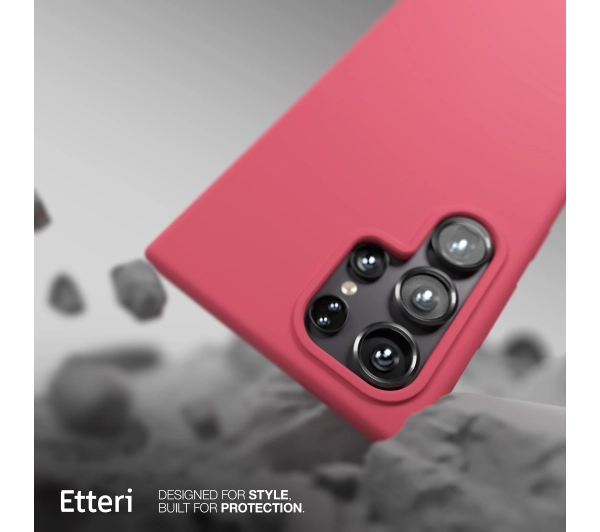 Etteri Silicone Case do Galaxy S25 Ultra Malinowy