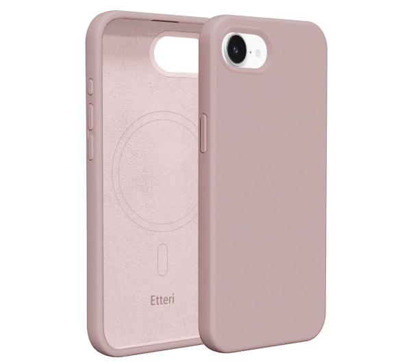 Etteri Silicone Case do iPhone 16e Różowy