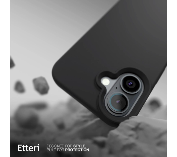 Etteri Silicone Case do iPhone 17 Czarny