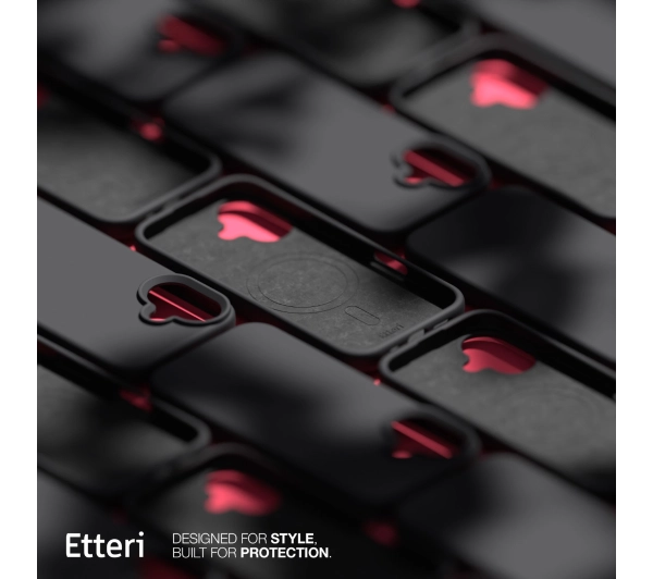 Etteri Silicone Case do iPhone 17 Czarny