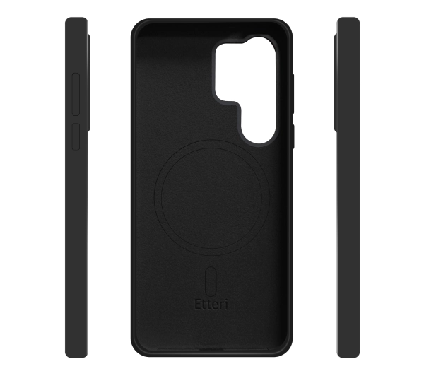 Etteri Silicone Case do Galaxy S25 Ultra Czarny