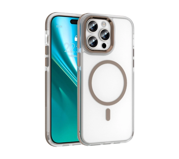Etteri Icy Mag do iPhone 14 Pro Złoty