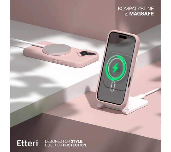 Etteri Silicone Case do iPhone 17 Różowy