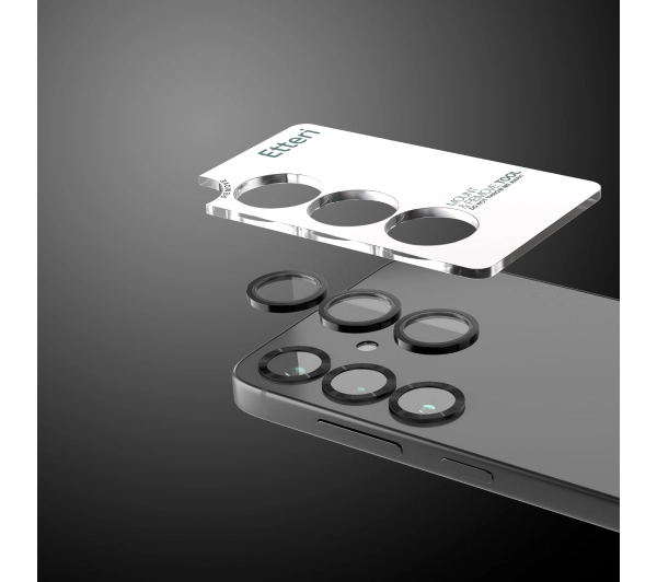 Etteri Camera Lens Protector do Galaxy S25 Czarny