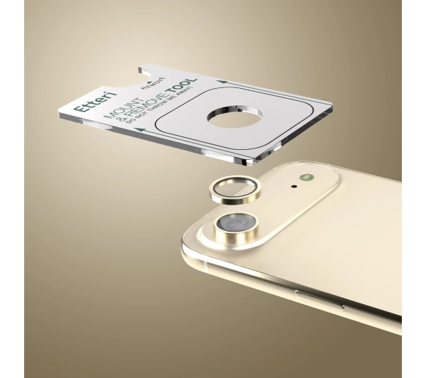 Etteri Camera Lens Protector do iPhone Air Złoty