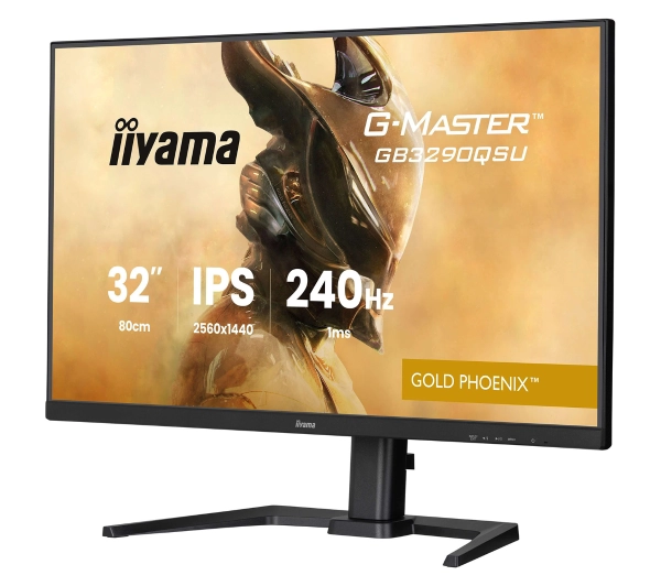 iiyama G-Master Gold Phoenix GB3290QSU-B1 32" 2K IPS 240Hz 1ms MPRT Gamingowy - Kup na Raty - RRSO 0%