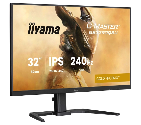 iiyama G-Master Gold Phoenix GB3290QSU-B1 32" 2K IPS 240Hz 1ms MPRT Gamingowy - Kup na Raty - RRSO 0%