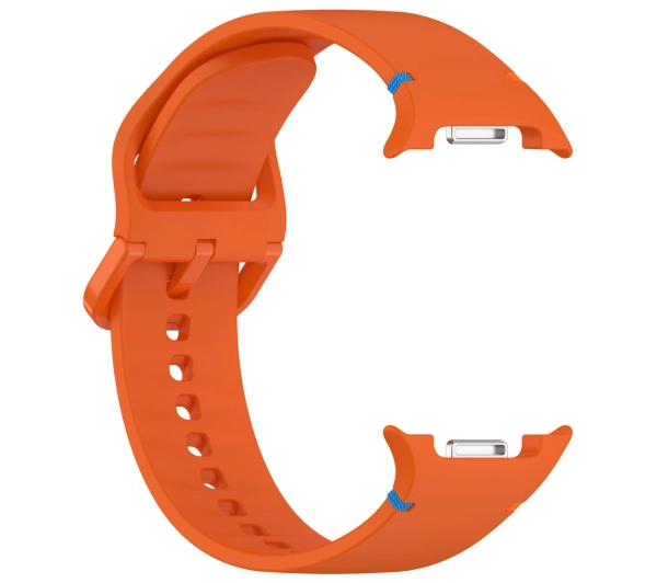 Bizon Strap Watch Silicone G do Samsung Galaxy Watch 8 40 mm / 44 mm / Samsung Galaxy Watch 8 Classic 46 mm pomarańczowy