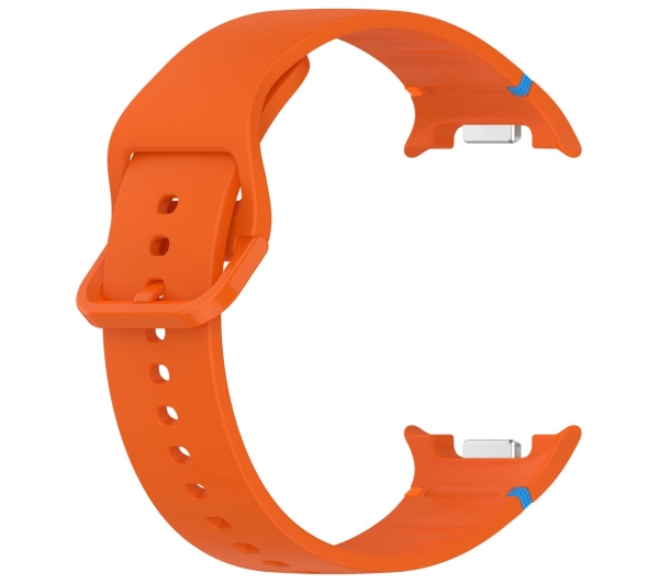 Bizon Strap Watch Silicone G do Samsung Galaxy Watch 8 40 mm / 44 mm / Samsung Galaxy Watch 8 Classic 46 mm pomarańczowy