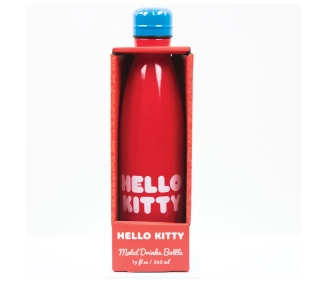 Pyramid Metal Drinks Bottle Hello Kitty (Sitting Pretty)