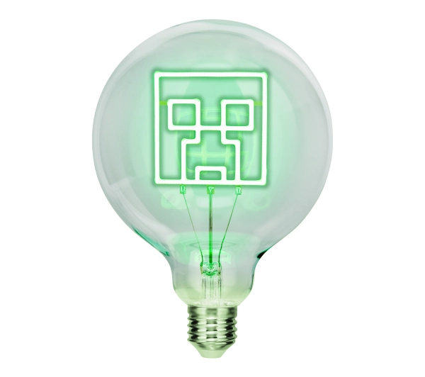 Paladone LED Neon Bulb E27 Minecraft Creeper