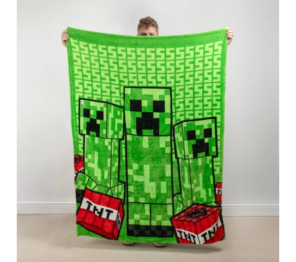 Paladone Minecraft Creeper Cushion / Blanket 2w1