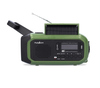 Nedis RDDBCR2000GN Radio DAB+ Zielony - Kup na Raty - RRSO 0%