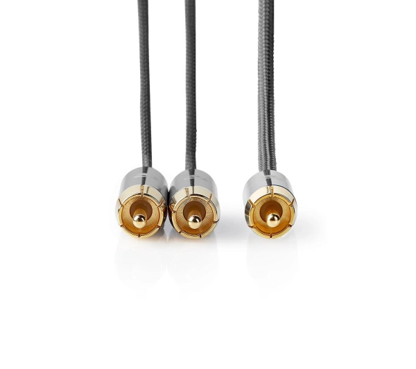 Nedis CATB24000GY30 ProfiGold RCA Subwoofer 3m