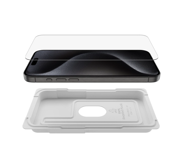 Belkin Tempered Glass do iPhone 15 Pro Max z aplikatorem