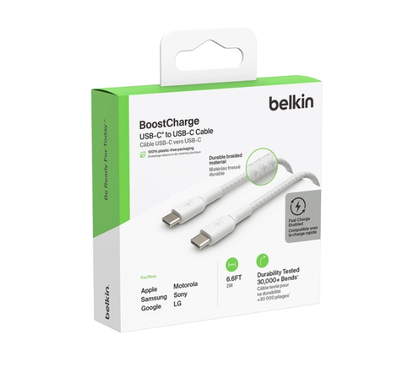 Belkin USB-C do USB-C 2m Biały