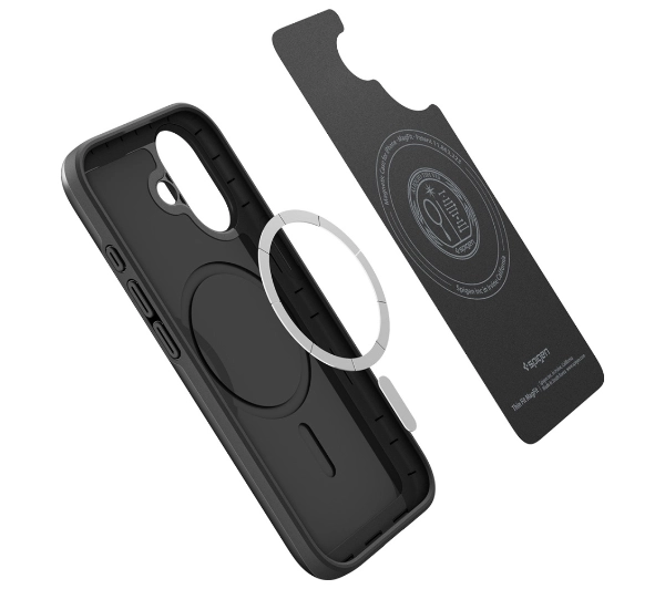 Spigen Thin Fit MAG MagSafe do iPhone 17 Czarny
