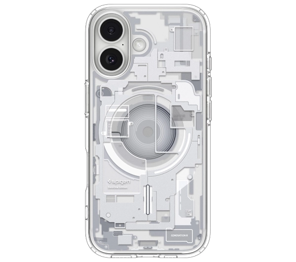 Spigen Ultra Hybrid Mag MagSafe do iPhone 17 zero one biały