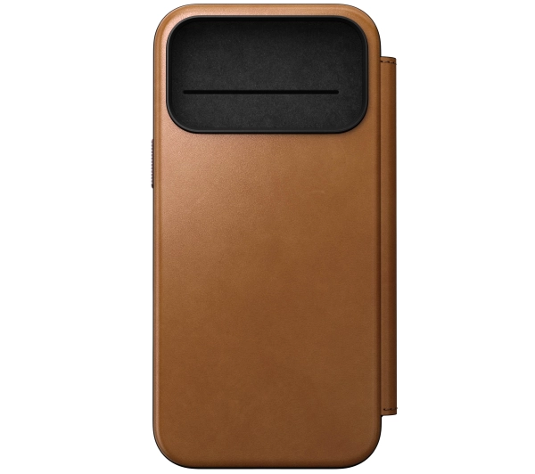 Etui NOMAD Modern Leather Folio do Apple iPhone 17 Pro Max Jasnobrązowy