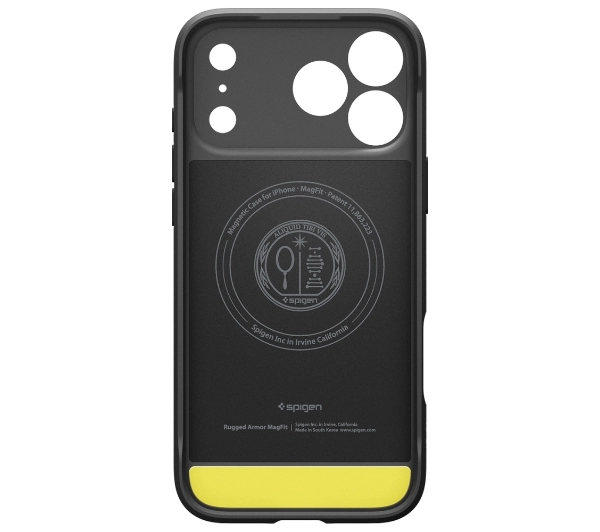 Spigen Rugged Armor Mag MagSafe do iPhone 17 Pro Czarny
