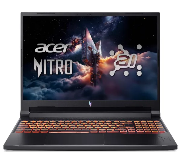 Acer Nitro V 16 AI ANV16-42 16" 180Hz R7 260 32GB RAM 1TB Dysk SSD RTX5060 DLSS4 Czarny Funkcje AI