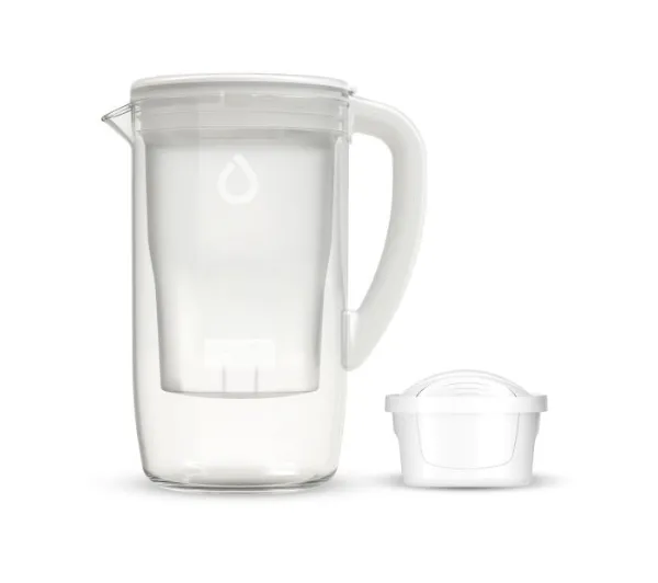 Dzbanki filtrujące - Dafi Prisma LED 2,5l 1 wkład Biały