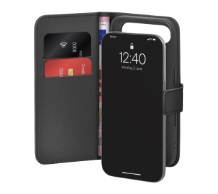 Puro Wallet Stand do iPhone Air Czarny