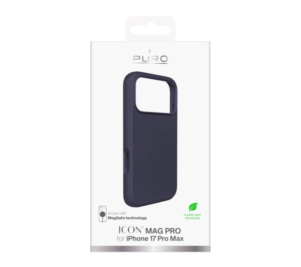 Puro Icon Mag do iPhone 17 Pro Max Granatowy