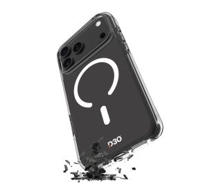 Puro D3O do iPhone 17 Pro Przeźroczysty