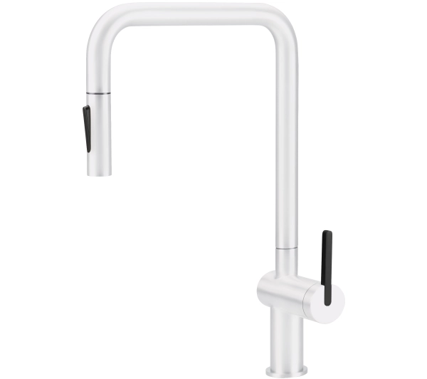 Baterie kuchenne - Deante Momi Bianco BKM_A73N Biały Mosiądz