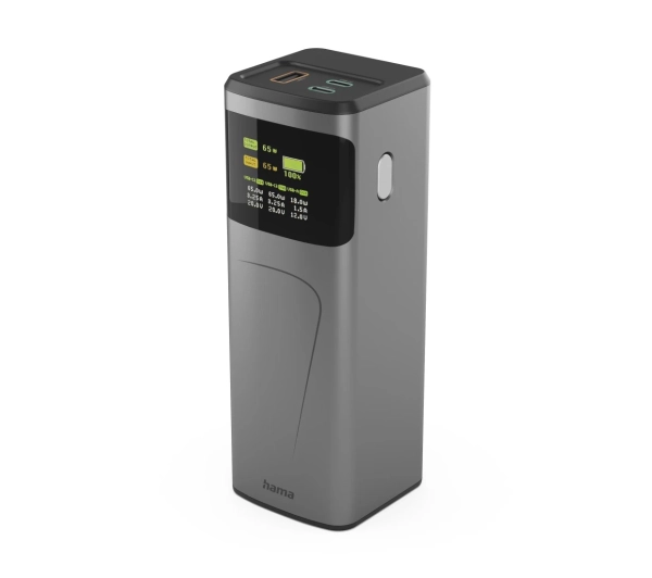 Hama 201741 Power Pack High Power 20000mAh 65W Szary