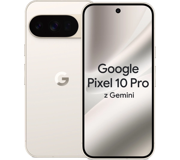 Smartfon GOOGLE Pixel 10 Pro 5G 16/256GB 6.3" 120Hz Porcelanowy