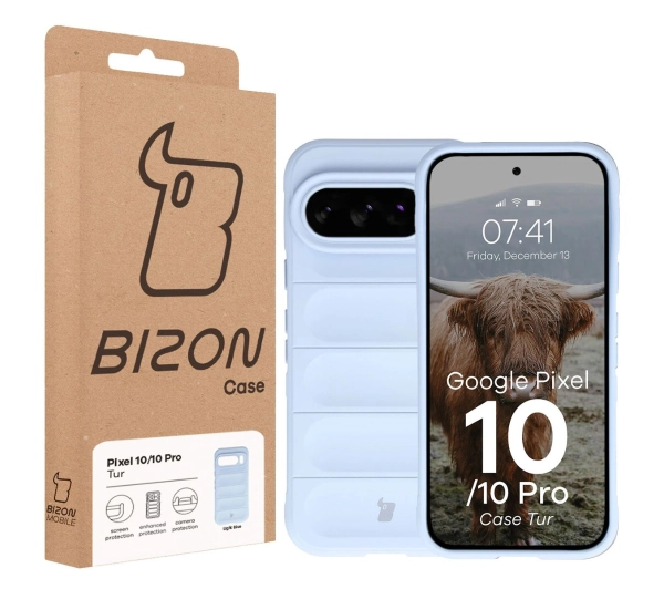 Bizon Pancerne Tur do Google Pixel 10 / 10 Pro Niebieski