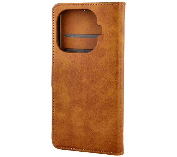 Bizon z klapką Pocket do Xiaomi 15T Pro Brązowy