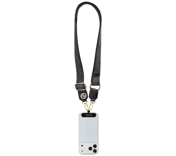 Guess Universal Crossbody 4G Tether Patch Czarny