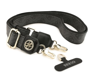 Guess Universal Crossbody 4G Tether Patch Czarny