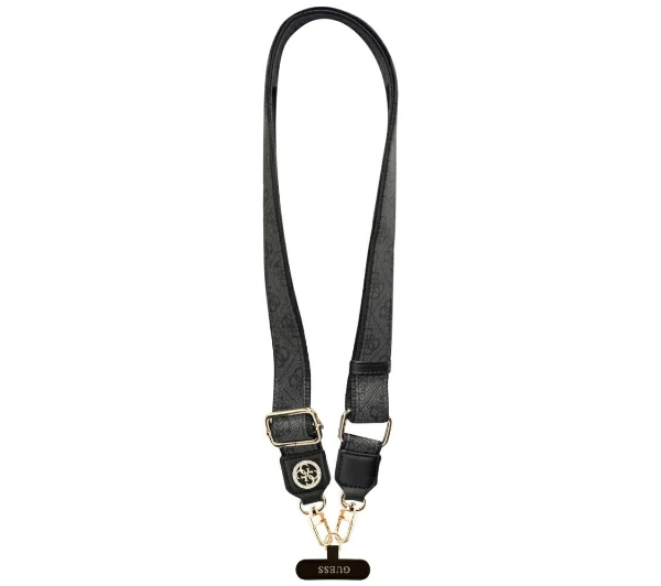 Guess Universal Crossbody 4G Tether Patch Czarny