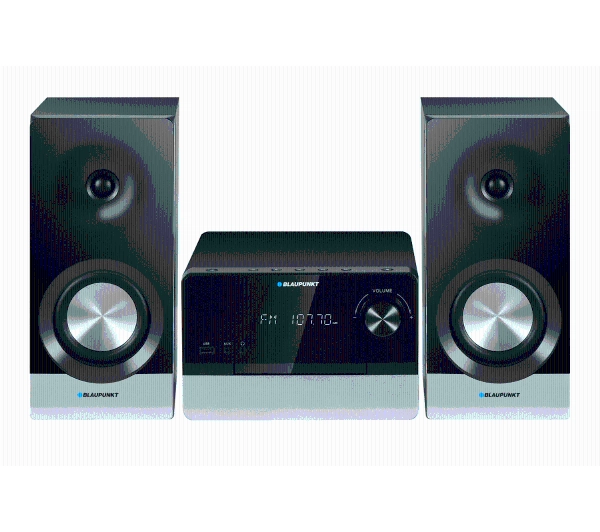Blaupunkt MS40.2BT 100W Bluetooth Radio FM Czarno-srebrny