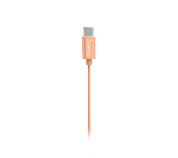 Hama Curly Dokanłowe Mikrofon USB-C Pomarańczowy