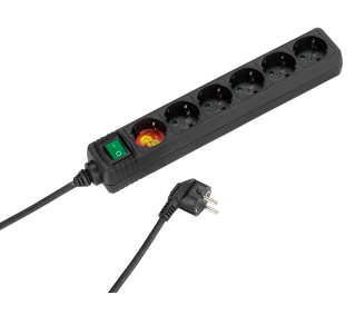 Vivanco 6 gniazd 1,4m Czarny