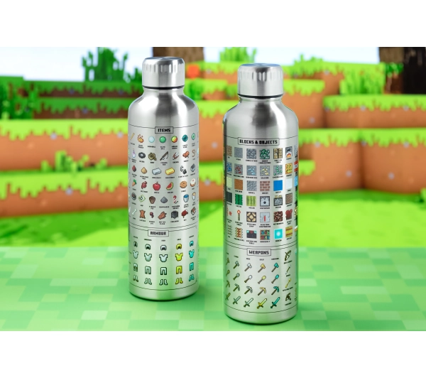 Paladone Metal Water Bottle Minecraft