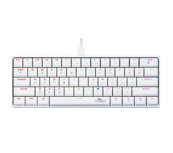 FroggieX PolarStrike RGB Outemu Red Biały