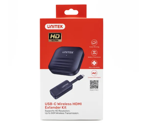 Unitek nadajnik HDMI Czarny